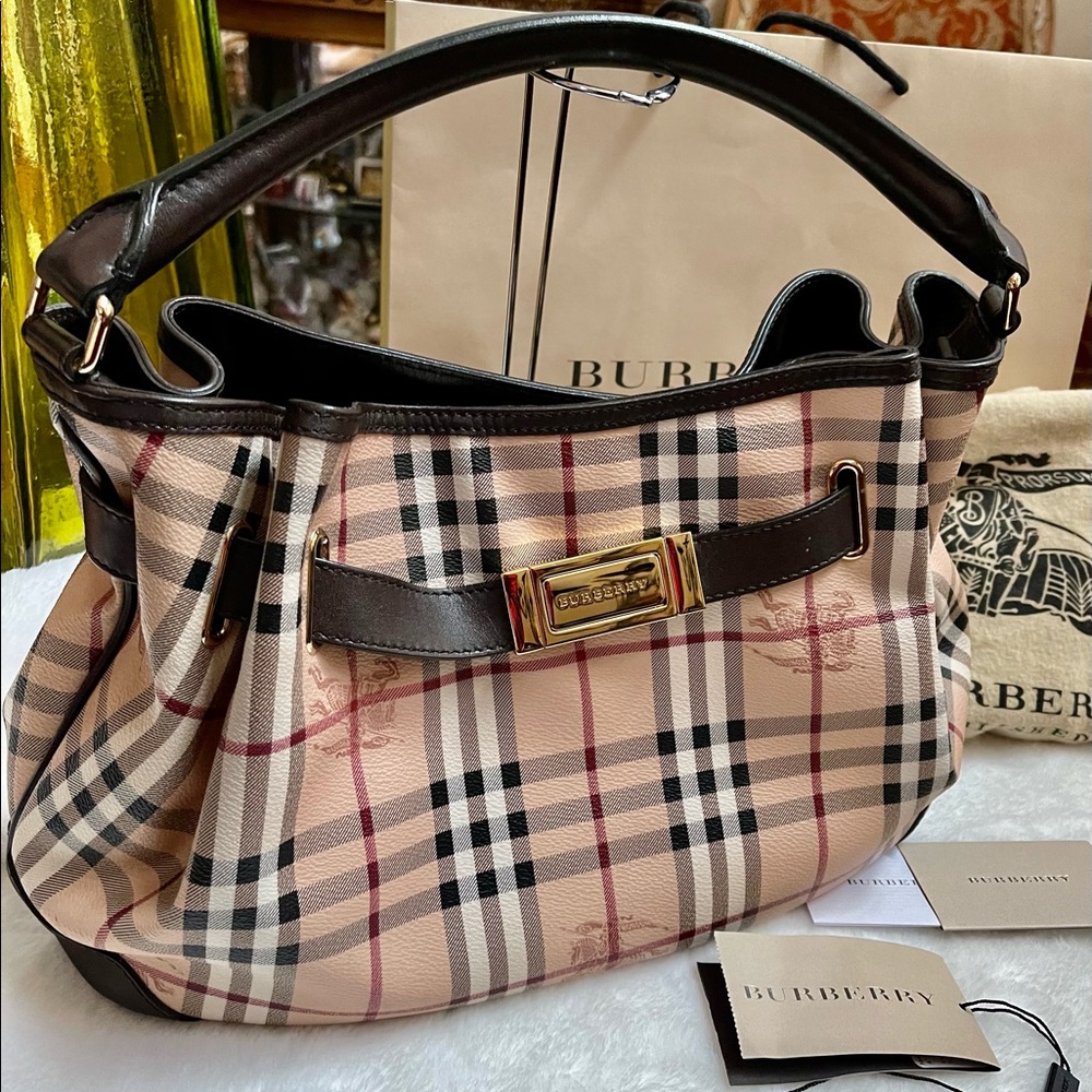 👛 SALE “BURBERRY” 💯% Authentic Hobo Bag
